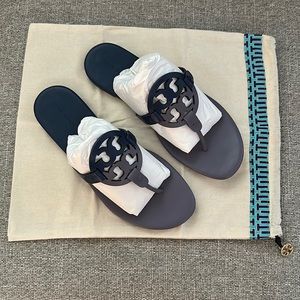 NEW Tory Burch Miller Sandals - Purple / Blue
